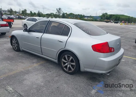 2006 Infiniti G35 из США, поврежденный, VIN JNKCV51EX6M501032